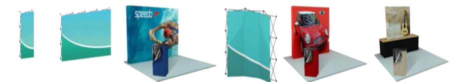 <H2> Hop Up Fabric Tension Hop Ups | All Sizes | All Shapes | Durable | Graphics | Starting Under $400 </H2>