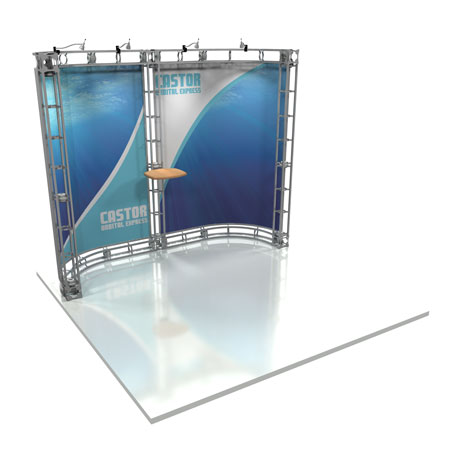 Castor Truss System Display, Trade Show Display Systems
