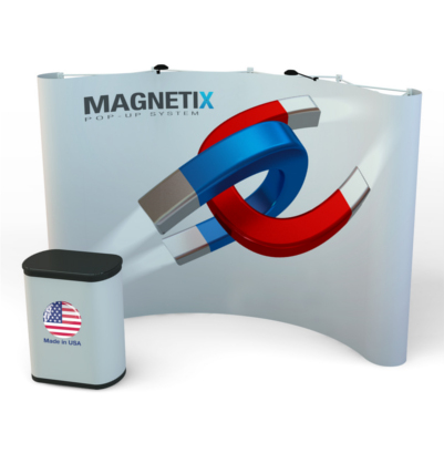 Magnetics booth display, 10' Wide